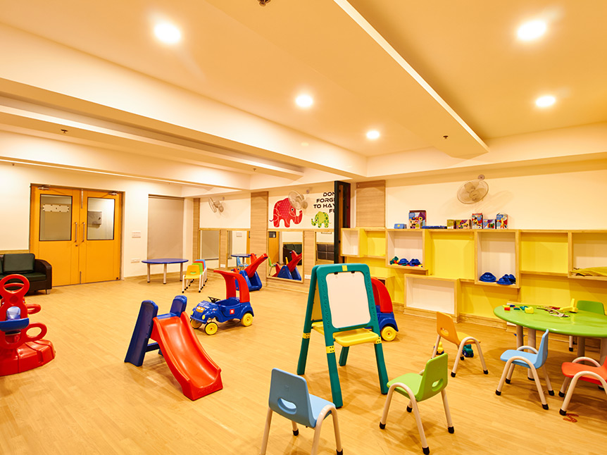 Bedroom of 3BHK Sample Flat