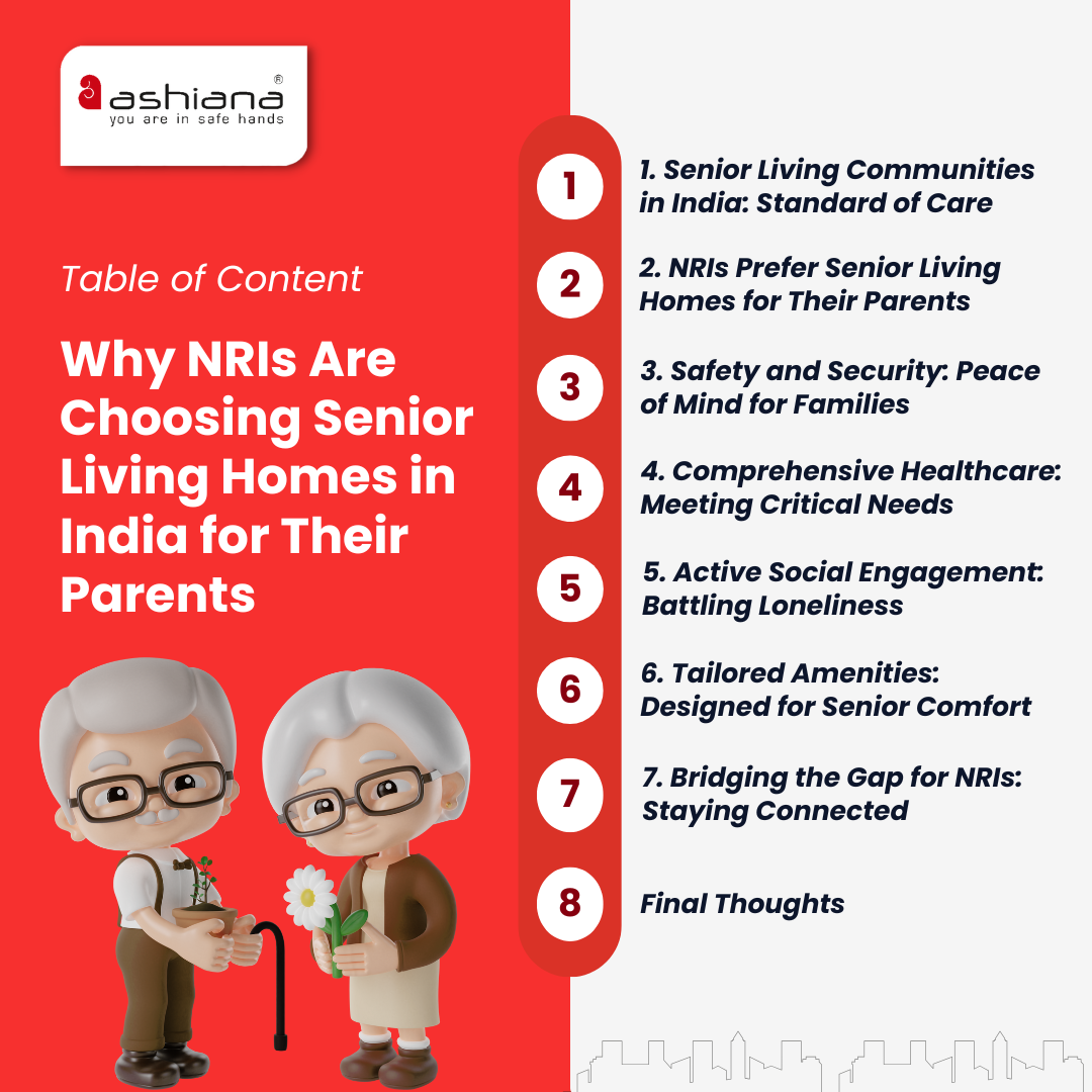 Why NRIs Are Choosing Senior Living Homes in India for Their Parents