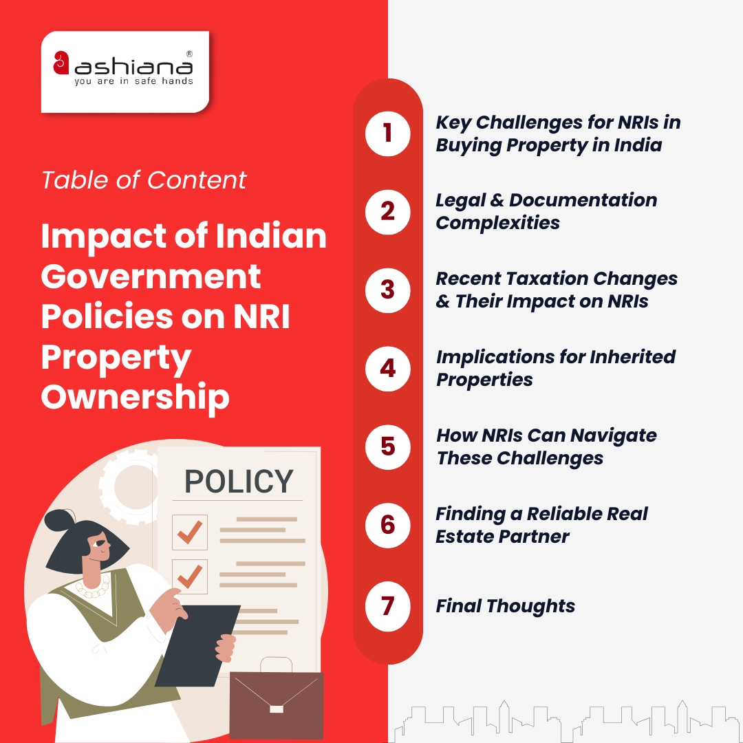 Impact of Indian Government Policies on NRI Property Ownership