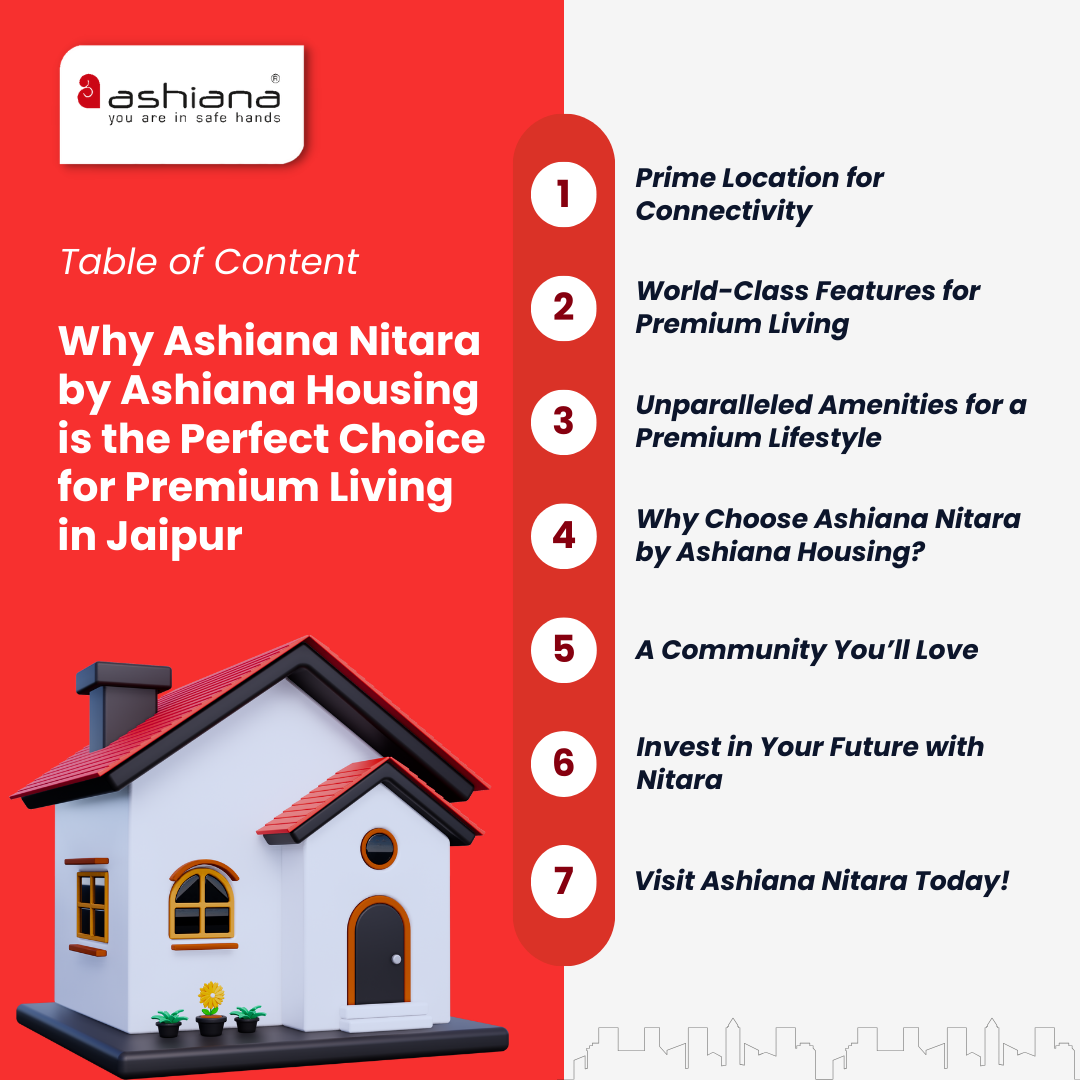 Why Ashiana Nitara by Ashiana Housing is the Perfect Choice for Premium Living in Jaipur