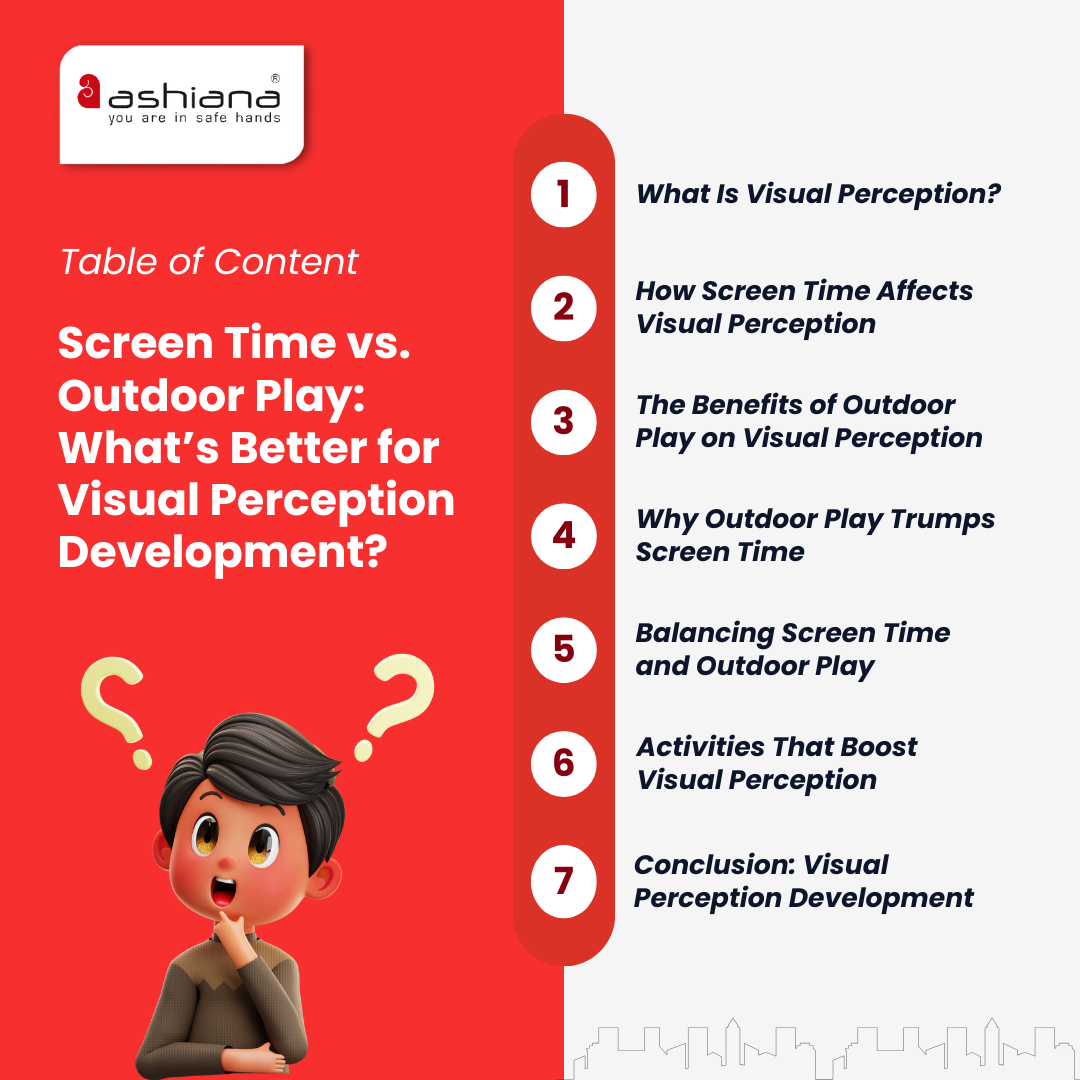 Screen Time vs. Outdoor Play: What’s Better for Visual Perception Development?