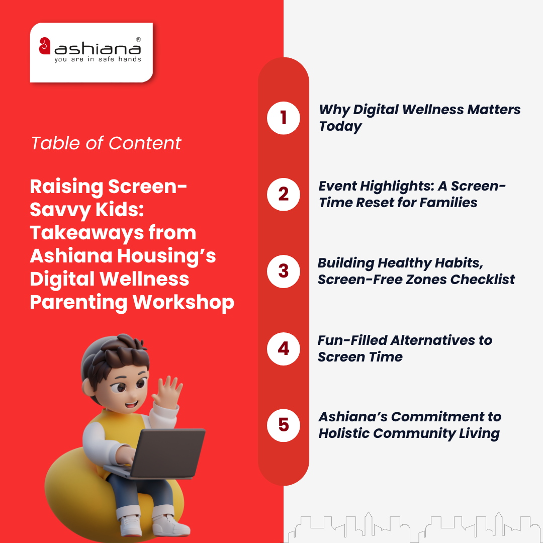 Raising Screen-Savvy Kids: Takeaways from Ashiana Housing’s Digital Wellness Parenting Workshop