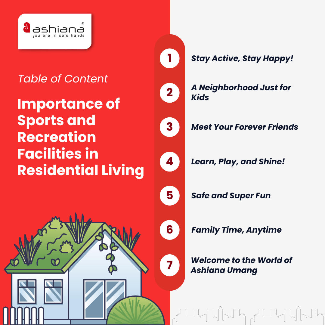 Importance of Sports and Recreation Facilities in Residential Living