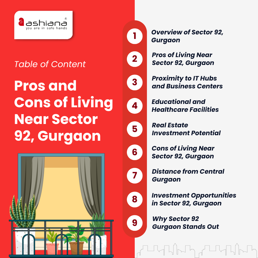 Pros and Cons of Living Near Sector 92, Gurgaon