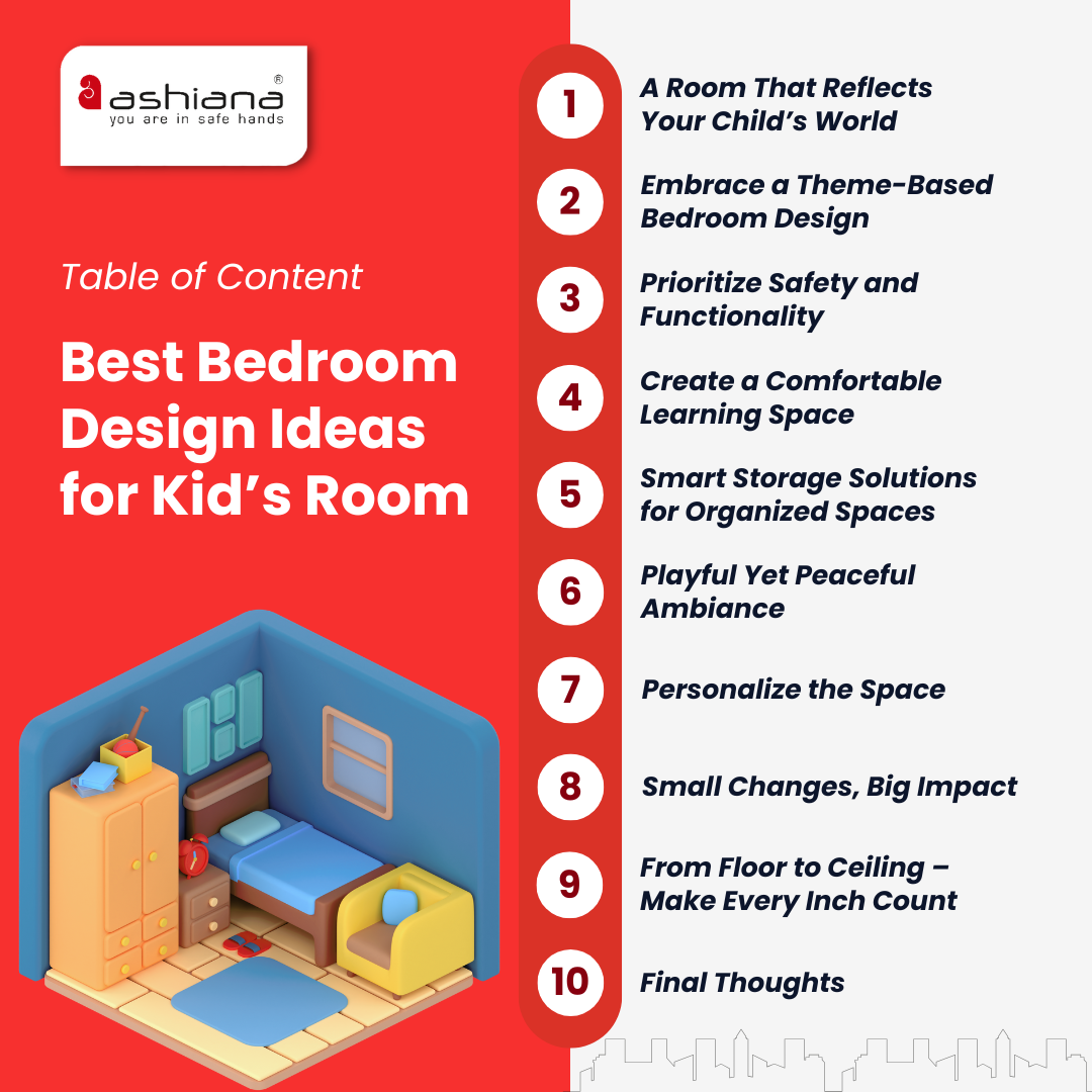 Best Bedroom Design Ideas for Kid’s Room