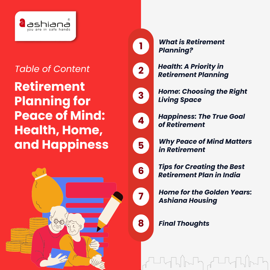 Retirement Planning for Peace of Mind: Health, Home, and Happiness