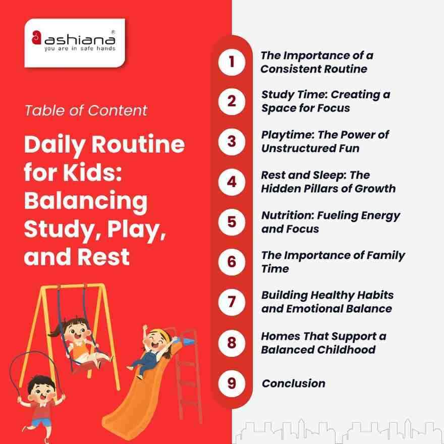 Daily Routine for Kids: Balancing Study, Play, and Rest