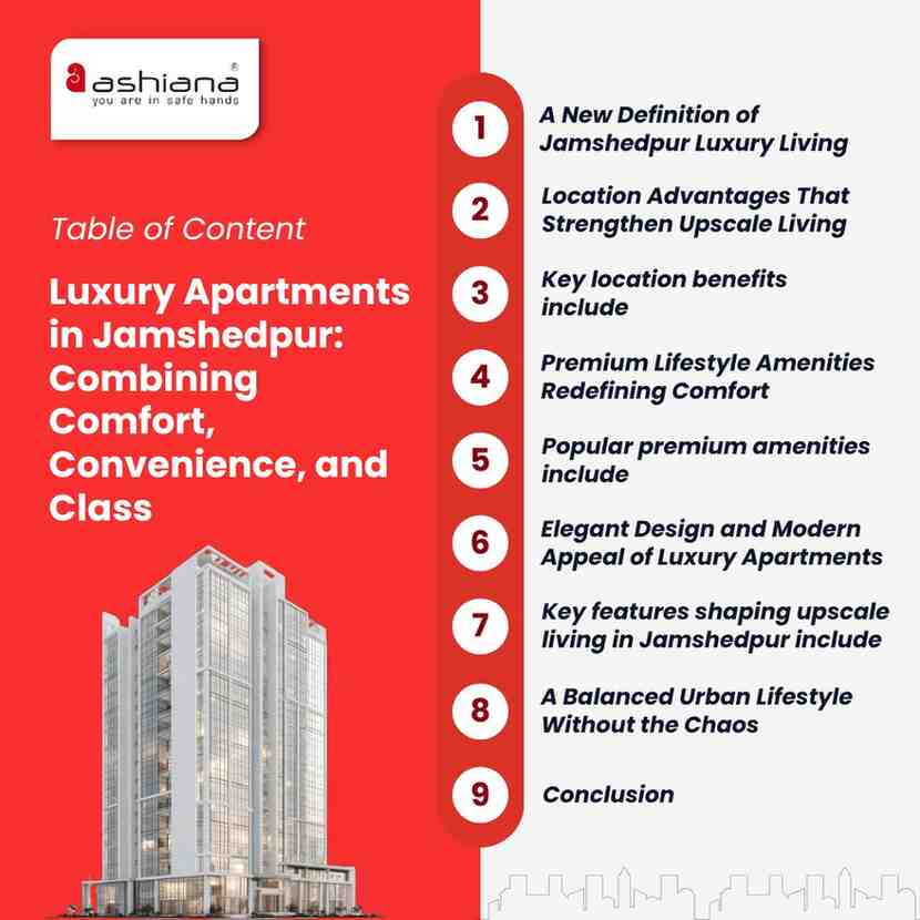 Luxury Apartments in Jamshedpur: Combining Comfort, Convenience, and Class