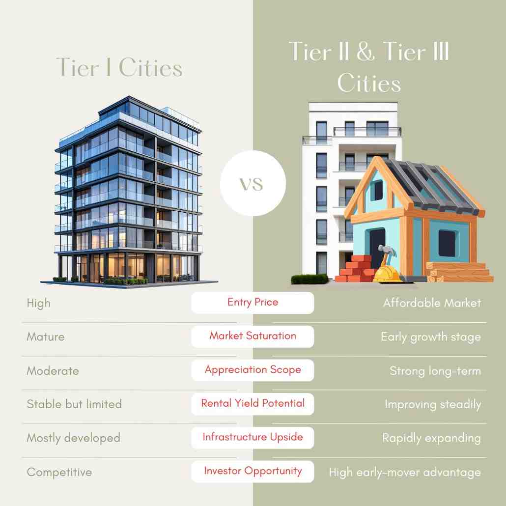 The Rise of Tier 2 and Tier 3 Cities: A New Growth Engine for Real Estate Investors