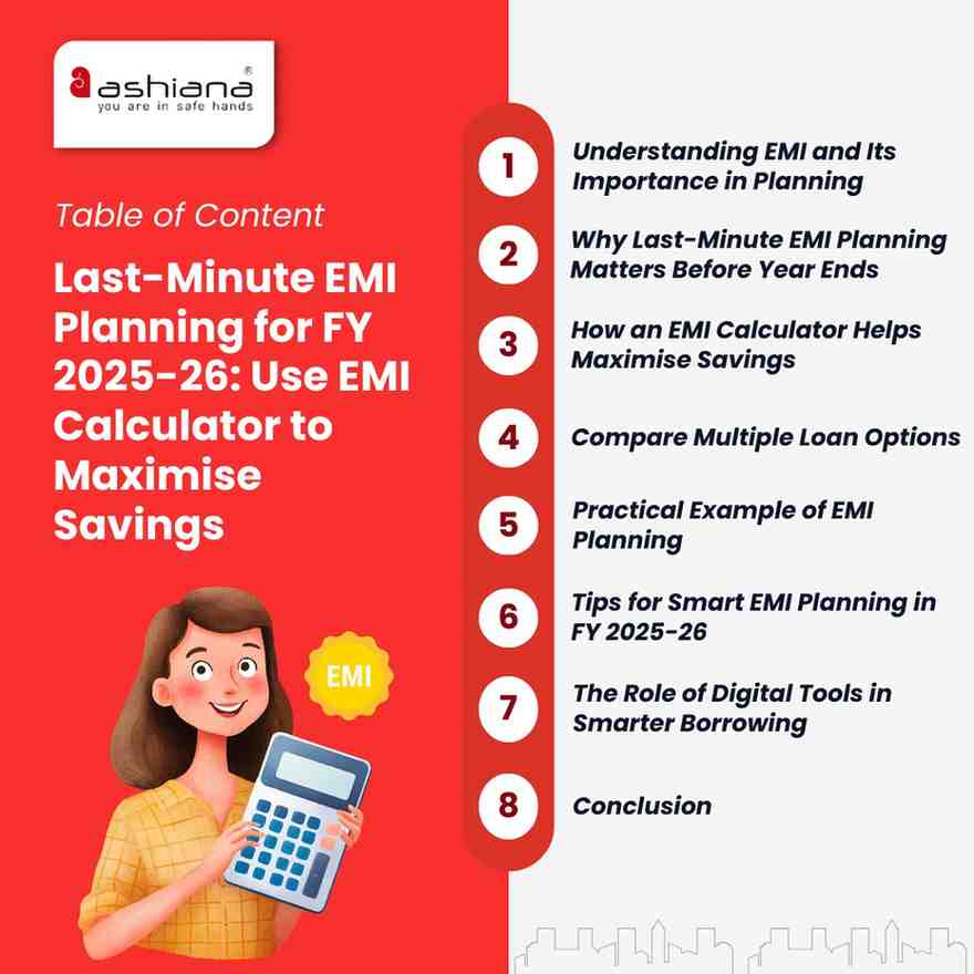 Last-Minute EMI Planning for FY 2025-26: Use EMI Calculator to Maximise Savings