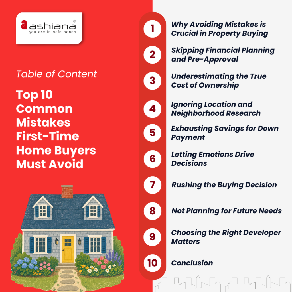 Top 10 Common Mistakes First-Time Home Buyers Must Avoid