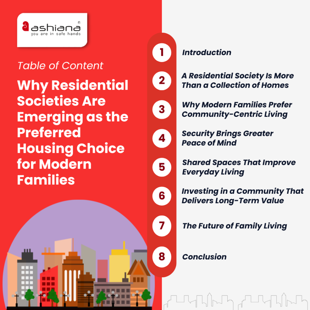 Why Residential Societies Are Emerging as the Preferred Housing Choice for Modern Families