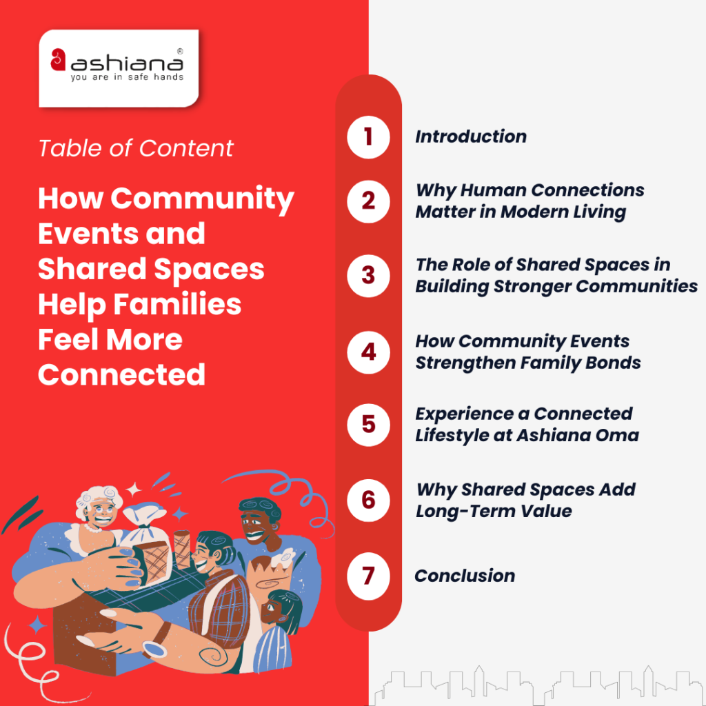 How Community Events and Shared Spaces Help Families Feel More Connected
