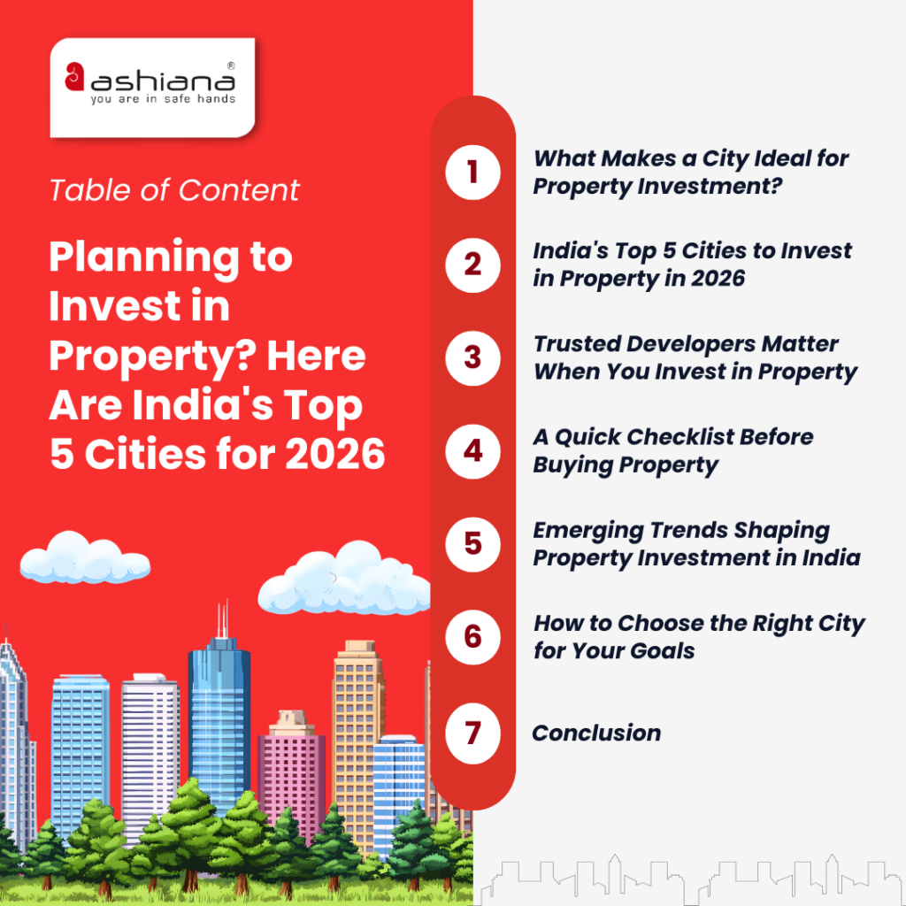 Planning to Invest in Property? Here Are India's Top 5 Cities for 2026
