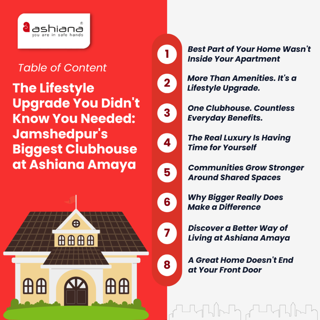 The Lifestyle Upgrade You Didn't Know You Needed: Jamshedpur's Biggest Clubhouse at Ashiana Amaya