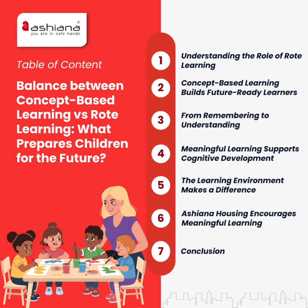 Balance between Concept-Based Learning vs Rote Learning: What Prepares Children for the Future?
