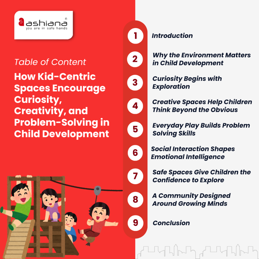 How Kid-Centric Spaces Encourage Curiosity, Creativity, and Problem-Solving in Child Development