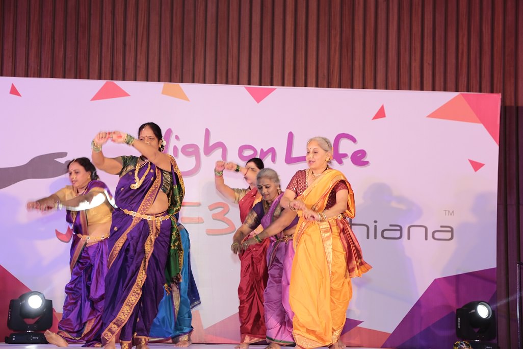 Group dance at Jashn by Sr. Living Residence, Lavasa
