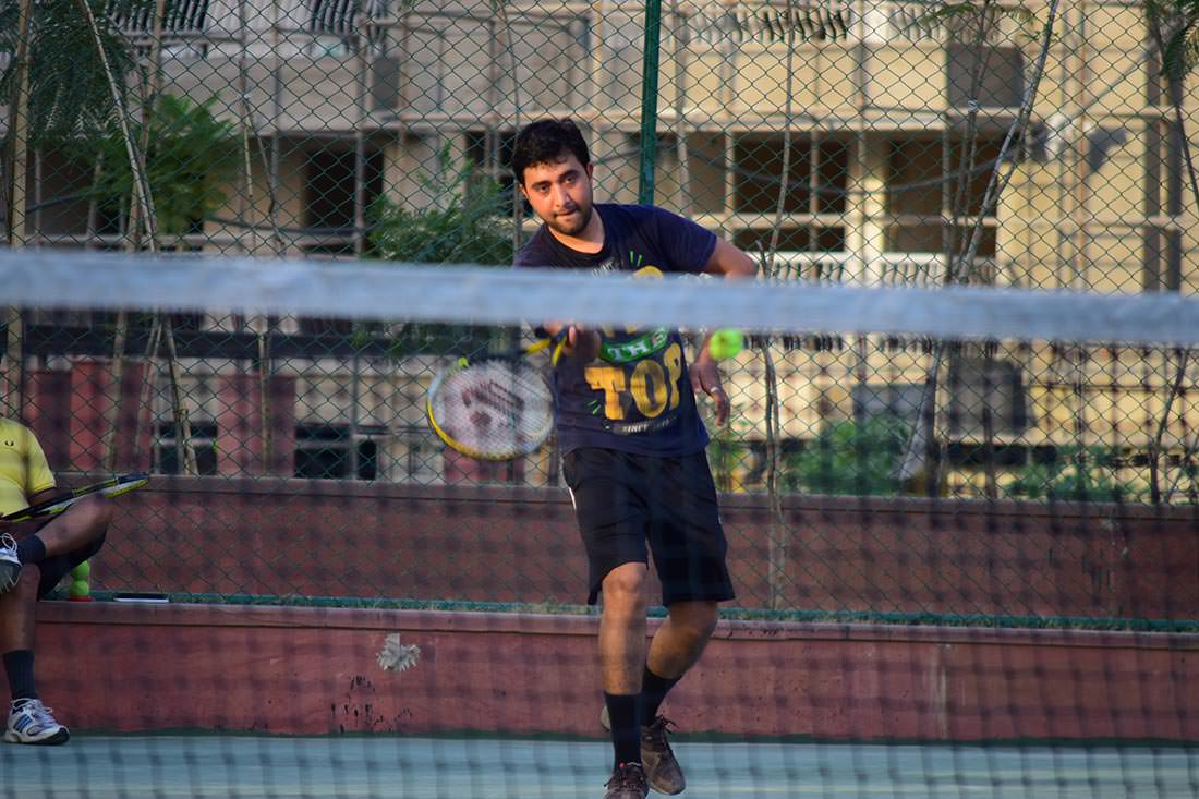 Residents Enjoying Tennis