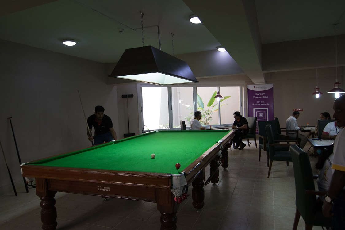 Billiards at Senior Living, Lavasa