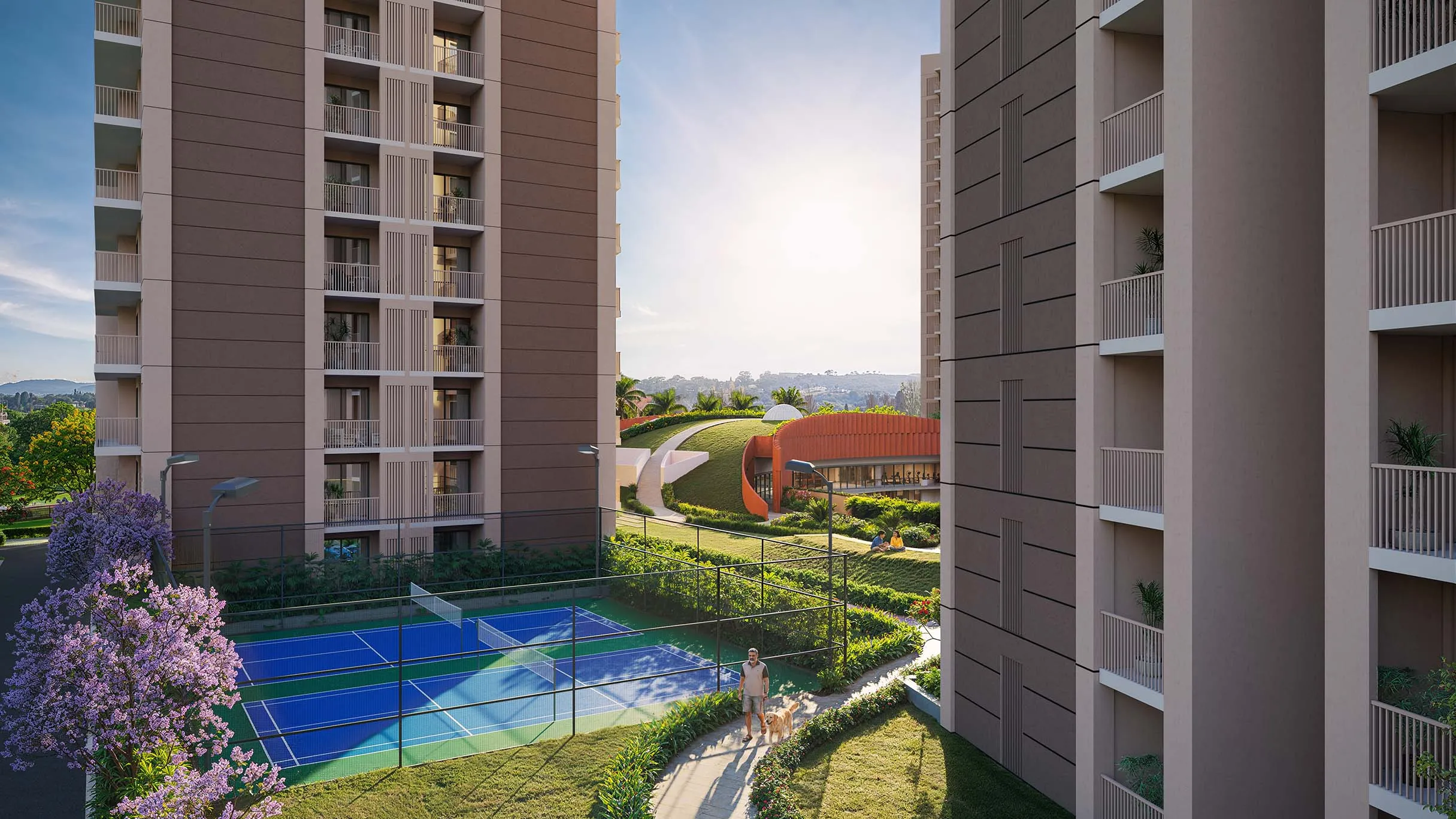 Badminton Court View 1