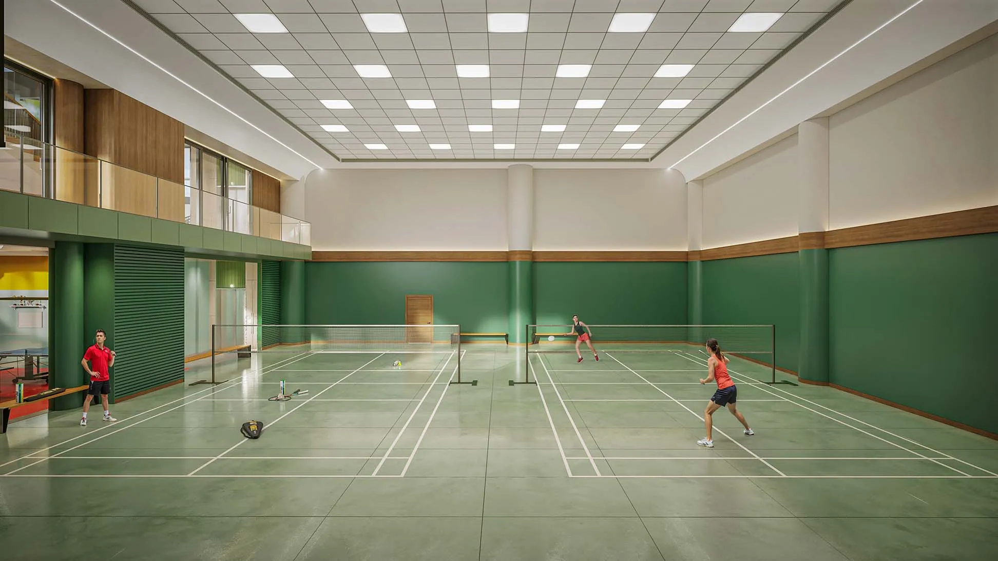 Badminton Court View 2