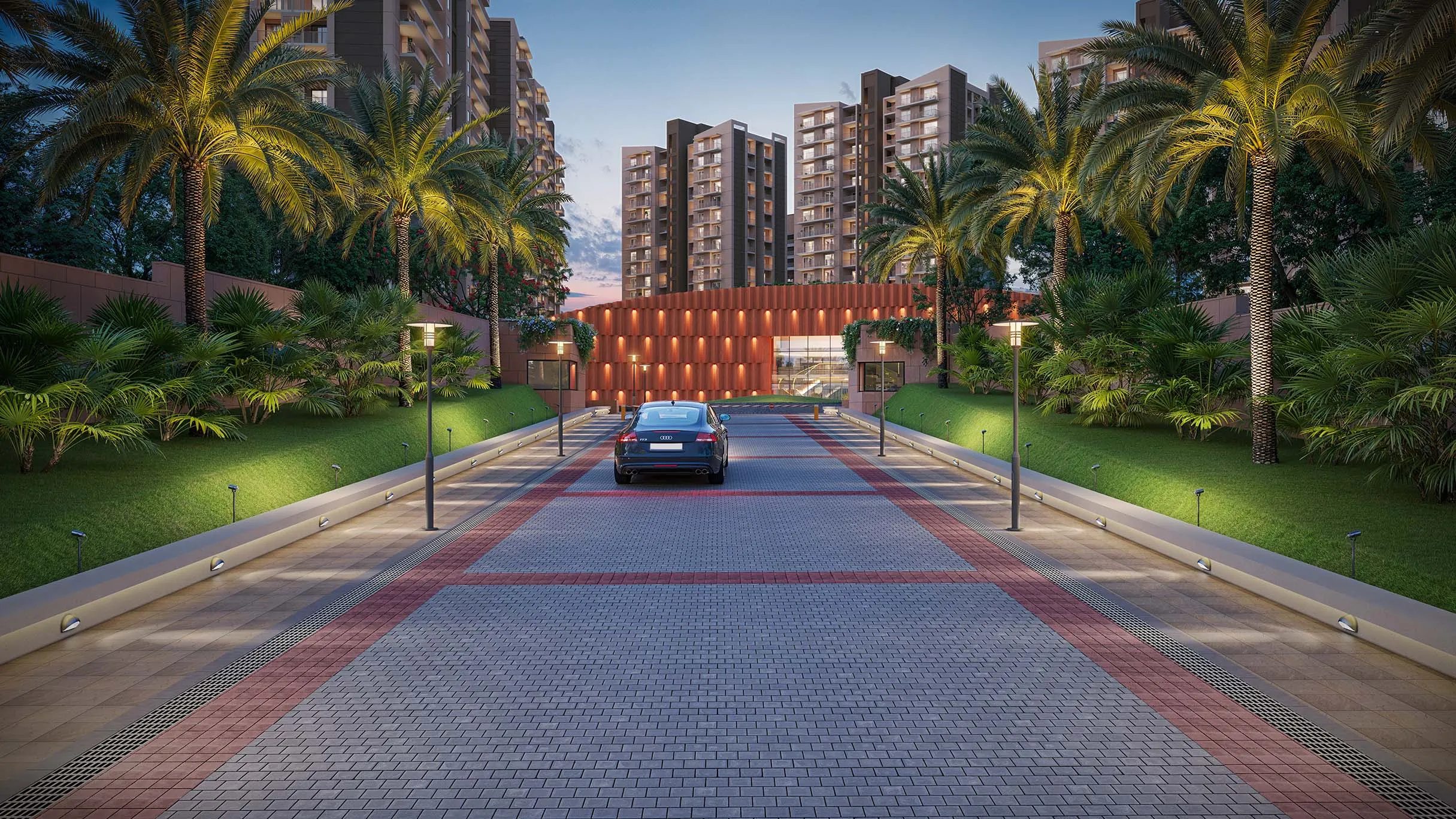 Main Entry Night View