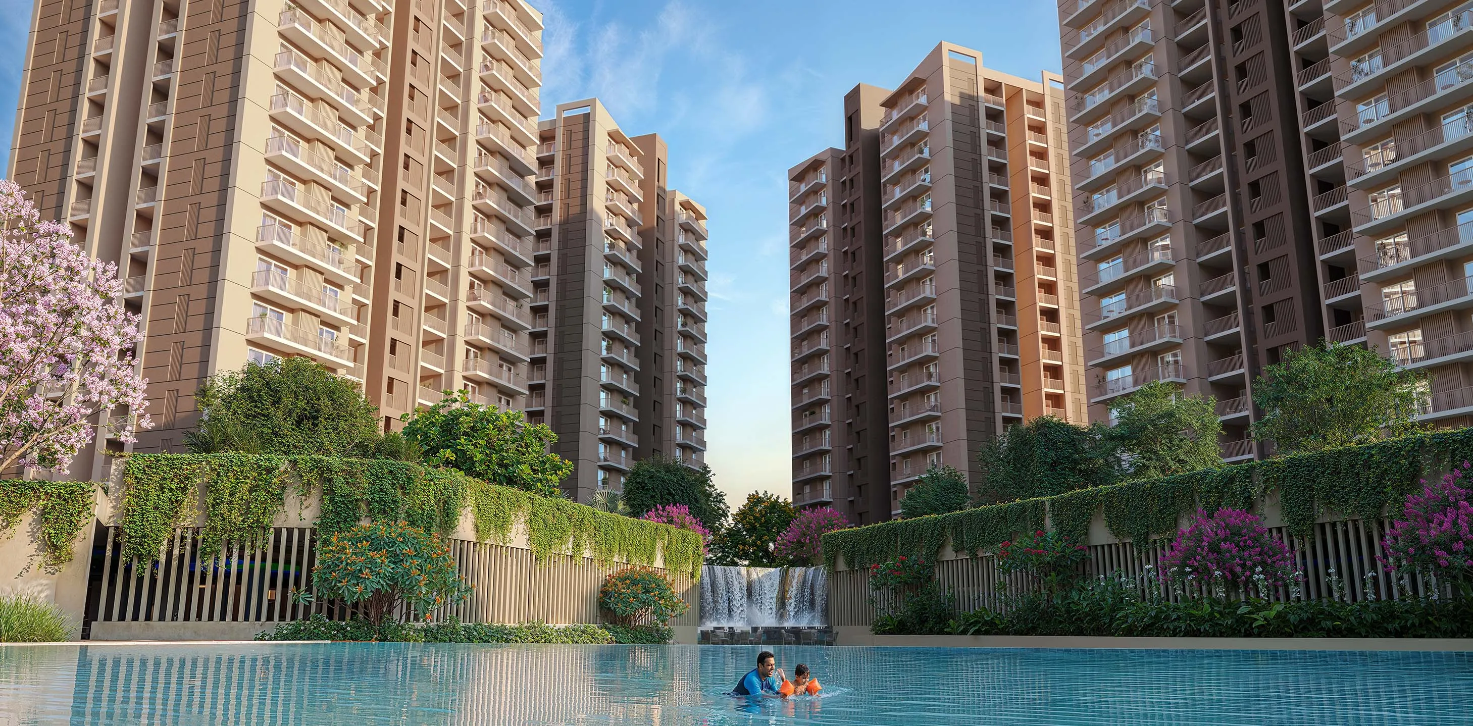 Swimming Pool & Building View