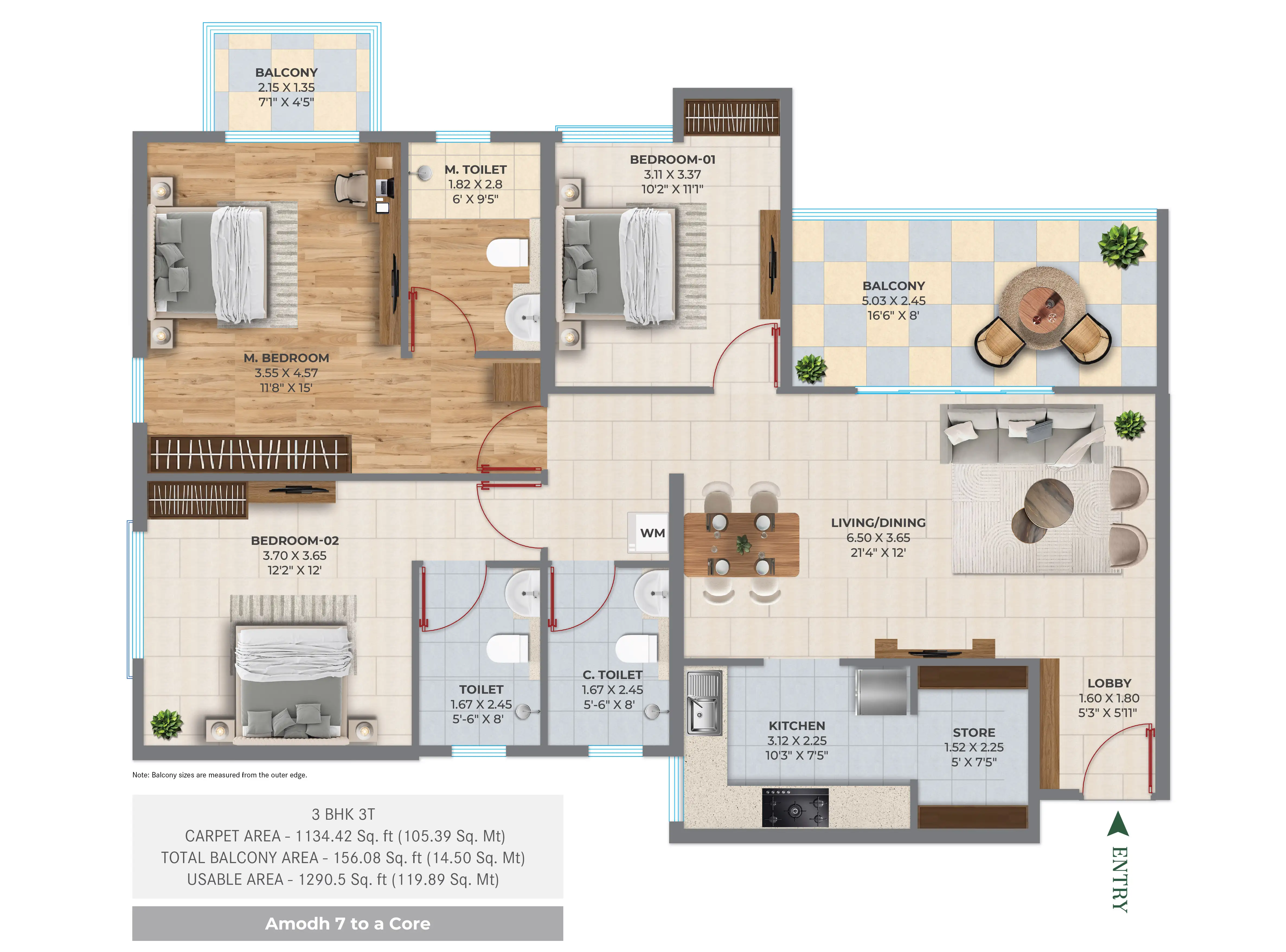 3 BHK