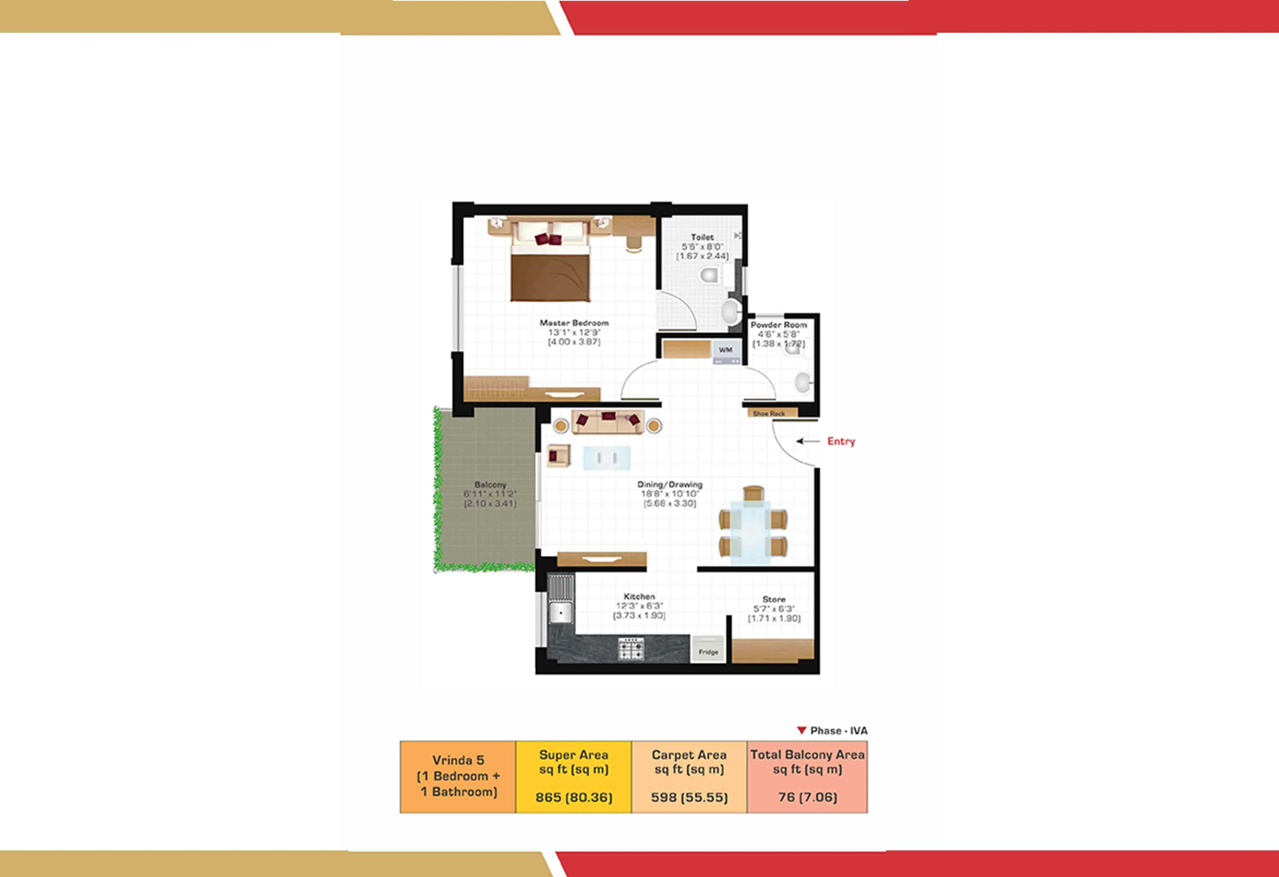 Vrinda 2 (1 Bedroom)
