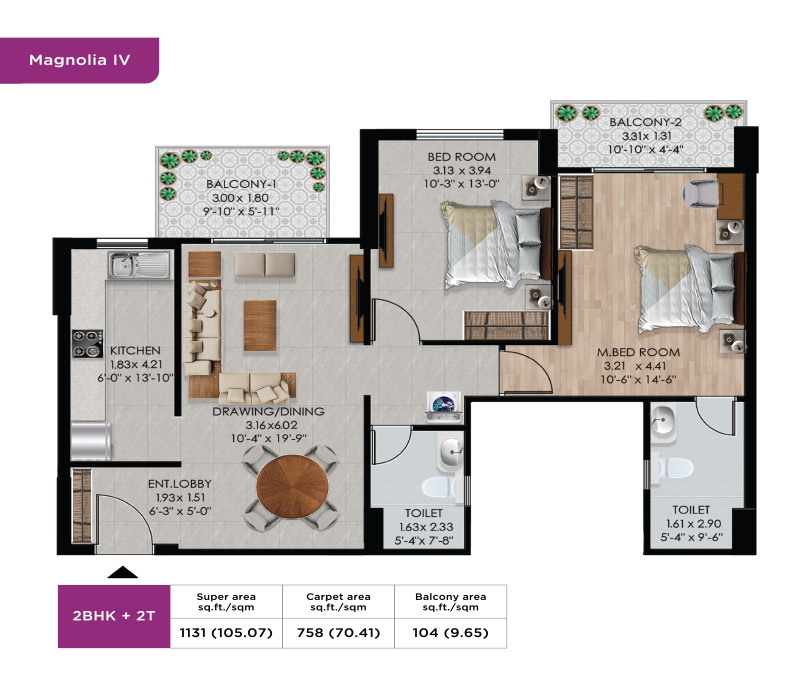 2 BHK