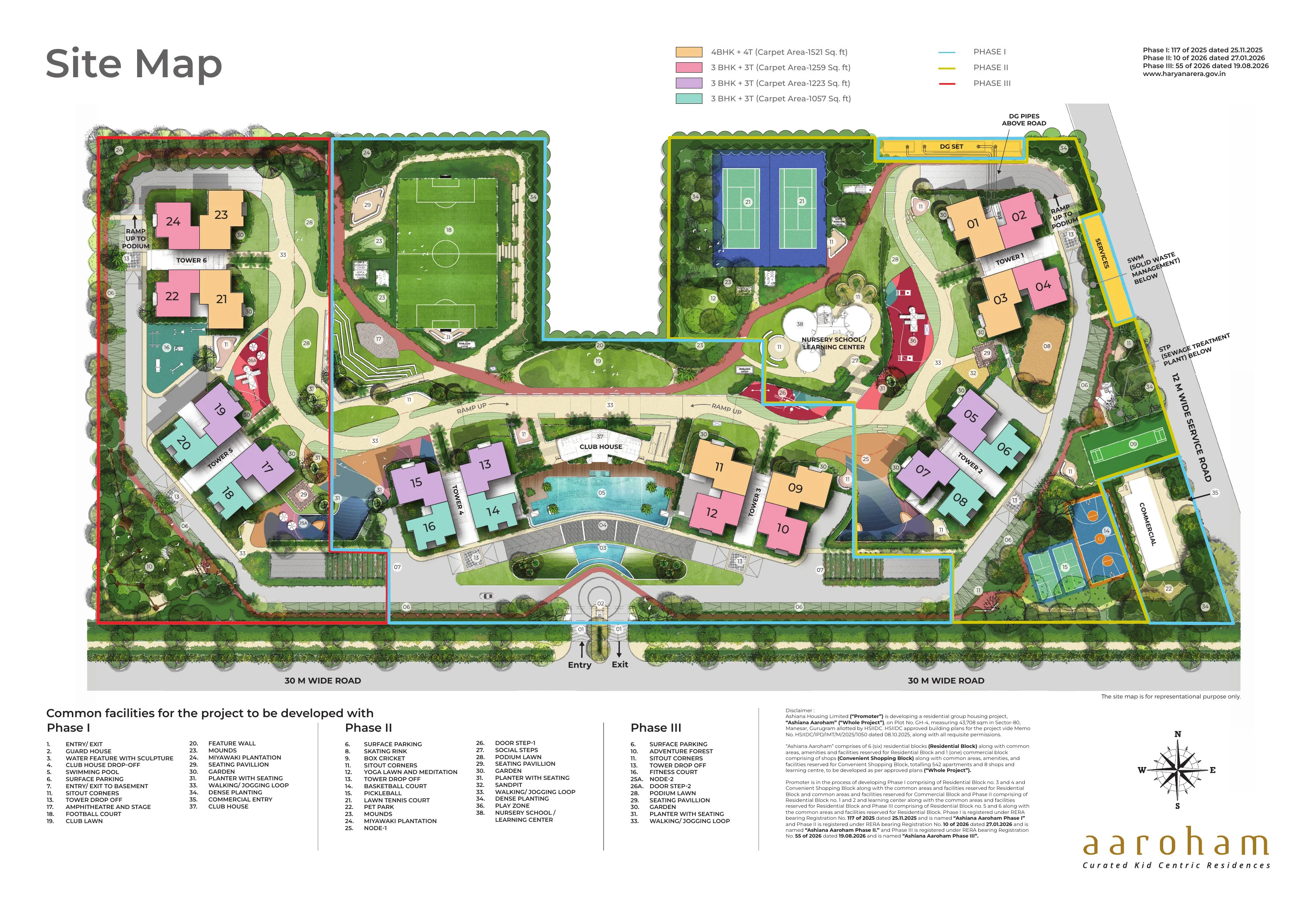 Ashiana Aaroham Site Layout